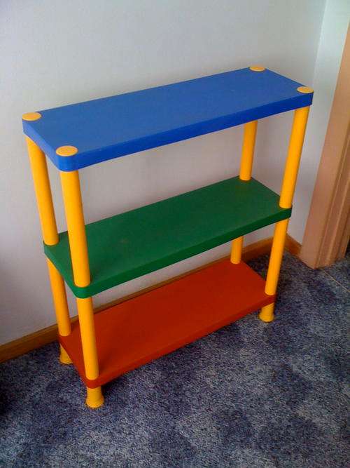 Freestanding Plastic Shelves