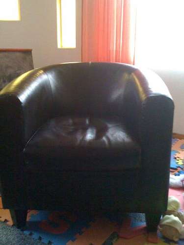 Dark Brown (Chocolate) Genuine Leather Chairs