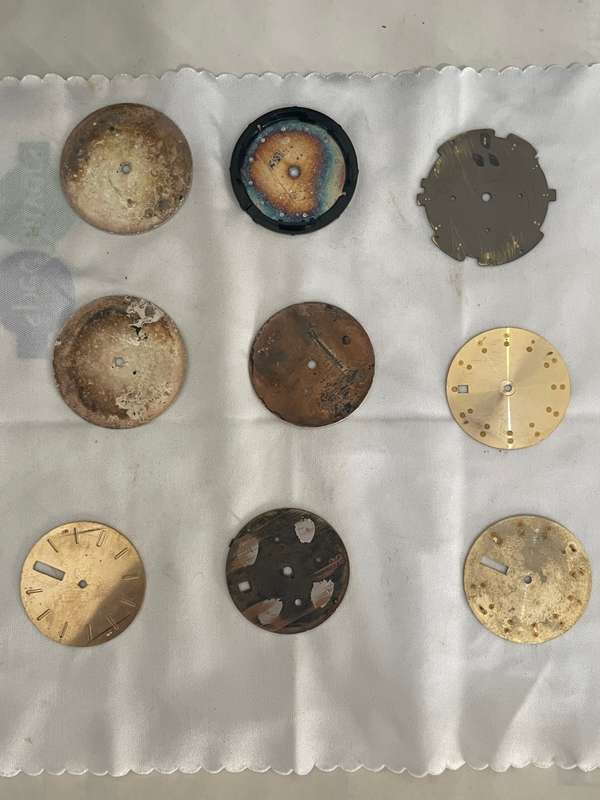 Seiko and pulsar dials