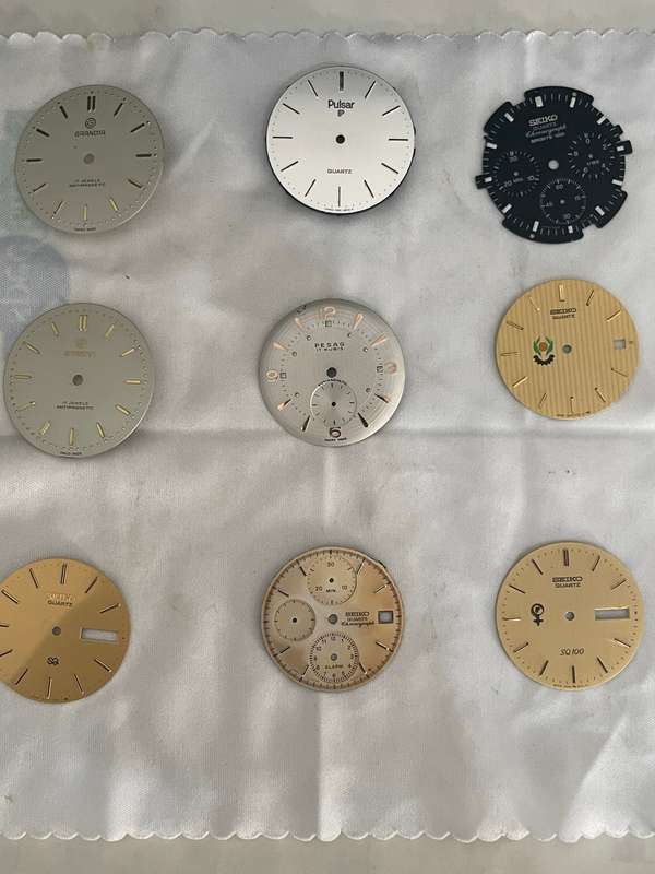Seiko and pulsar dials