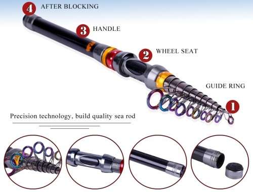 Telescopic Fishing Rod Carbon Sea Fishing
