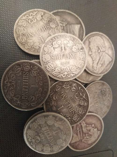 ZAR 1 Shilling x 16 diffrent dates.