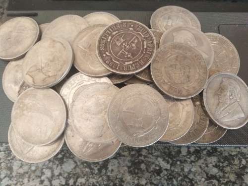 ZAR 2 Shillings x 34 different dates