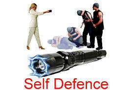 1101 High Power Strong Tactical Flashlight Stun Guns