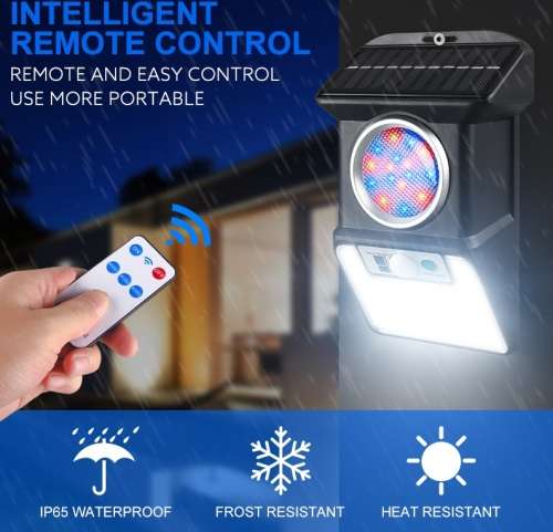 Solar Sensor 59 Led Light with remote control