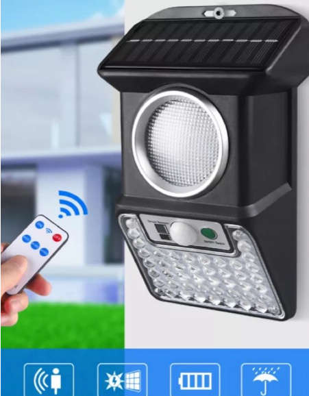 Solar Sensor 59 Led Light with remote control