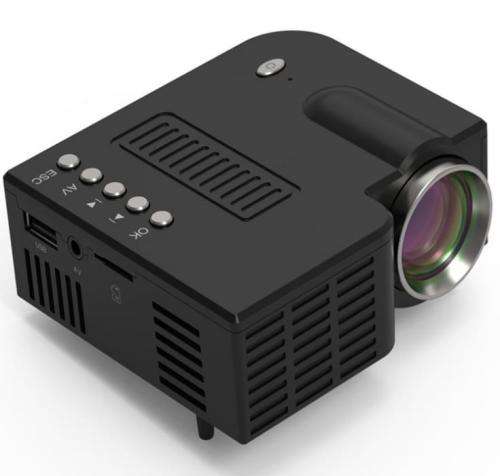 Portable Video Projector - 16:9 Media Player for Smart Phones and Home Theater Cinemas