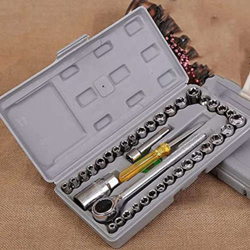 40PCS Combination Socket Wrench Set