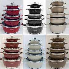 BOSCH - 10 Piece Die Cast Energy Saving Aluminium - Non stick Cookware Set