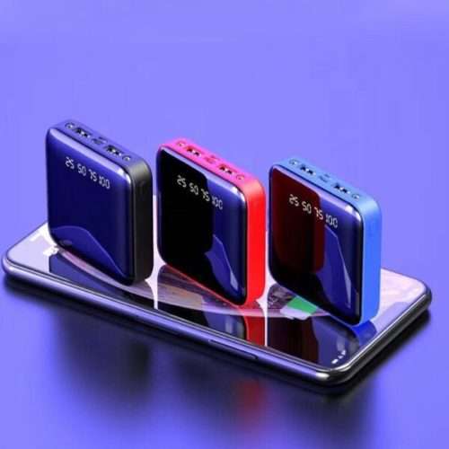 Smart Power Bank 5000MAH -Glass/Mirror look