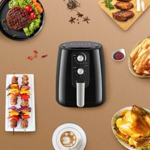 1600W - Air Fryer - Black Partition - 6.5L