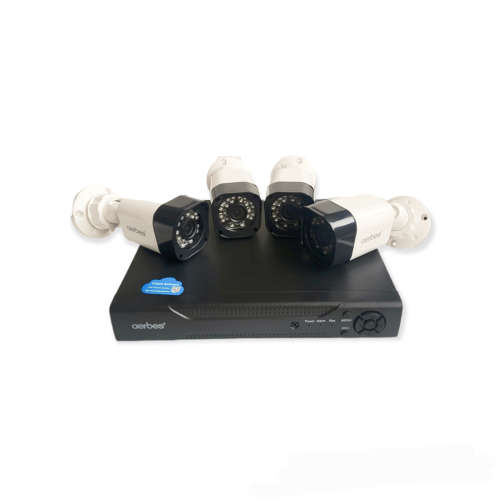 CCTV 4 Channel Security Camera System 1080p Full HD