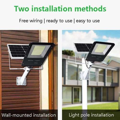 250W Solar Outdoor - Waterproof - Bright LED - Garden/Yard/Street Light with Remote Control & Panel