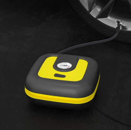 12V/120W Cordless Electric Air Pump With Digital Pressure Gauge - High pressure