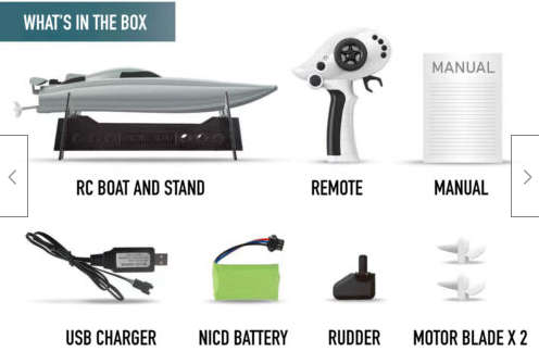 Poseidon 39cm Electric RC Boat - High Speed Racing Boat - Dual Brushless Motor - 2.4Ghz
