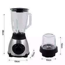 1.5L ELECTRIC 2 IN 1 STAINLESS STEEL 6 BLADE BLENDER - 850W