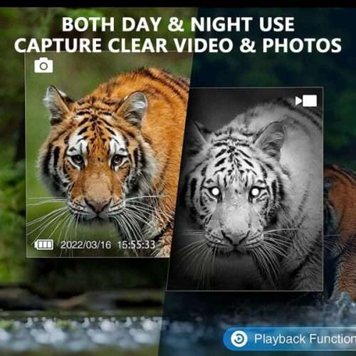 1080P Monocular Infrared Night Vision Device - Day/Night Use with Photo & Video