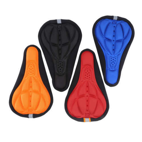 3D Silicone Gel Pad Bicycle Seat Saddle Cover Soft Cushion Fits for Kinds of Bikes