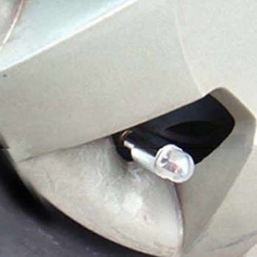 4pc Neon LED Wheel Spoke Valve Cap Wheel Lights