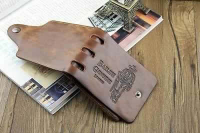 BALINI Men's Cowboy Classic Leather Pockets Credit/ID Cards Holder Wallet AP (Color: Coffee)