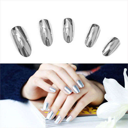 Mirror Effect Nail Polish Varnish & Base Coat 2PC
