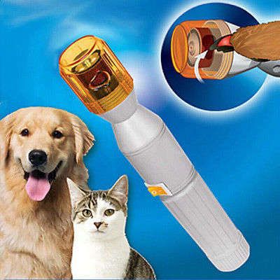 Pet Electric Claw Toe Nail Manicure Grooming Trimmer Tool Grinder Clipper