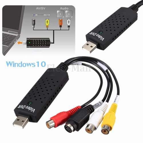 Easycapture USB 2.0 CONVERT Video  DVD VHS Audio Capture TV Adapter* LOCAL STOCK*