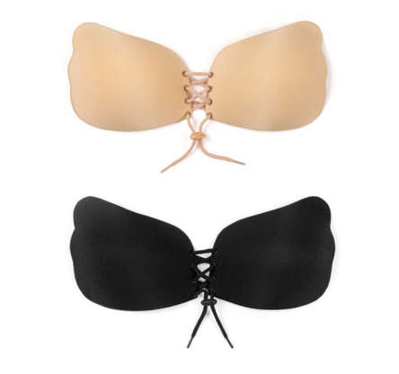 Invisible Push-up Reusable Strapless Backless Adhesive Butterfly Bra