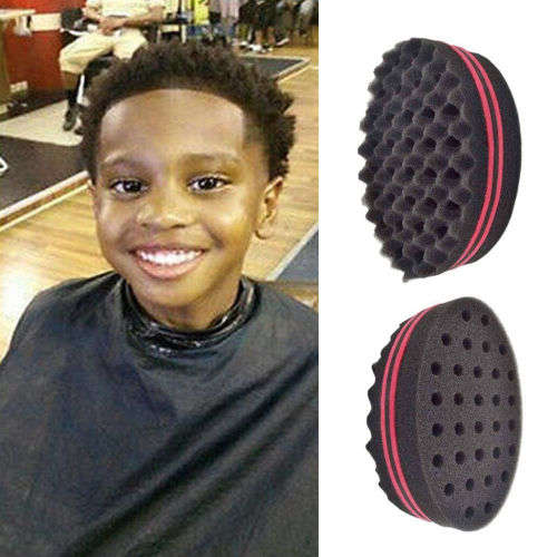 2pc Magic Twist Hair Brush Wave Sponge for Dreads Afro Locs Twist Curls Coil Tools