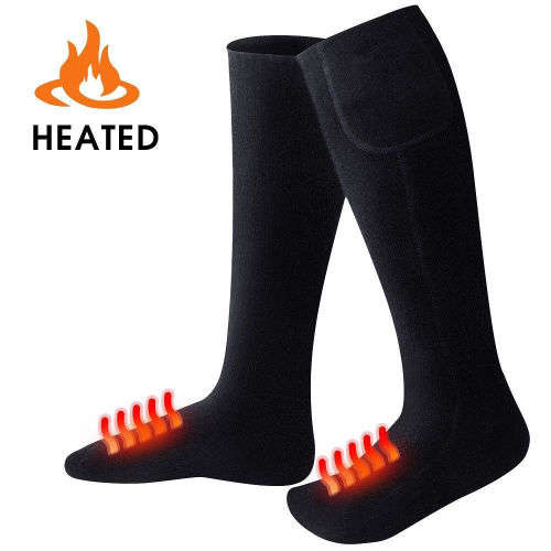 1 Pair Battery Heated Socks Warming Thermal For Cold Feet Foot Warmers Electric