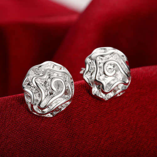 Slimming Earrings Healthy Stimulating Acupoints Stud Magnetic ROSE DESIGN