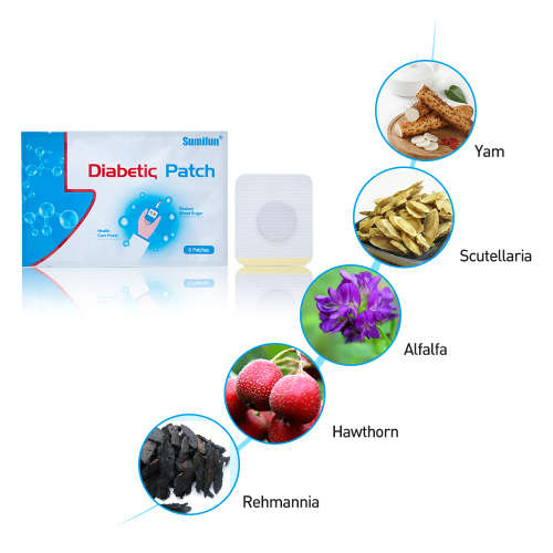 18Pcs Natural Health Diabetic Stabilize Blood Sugar Balance Glucose Plaster Patch