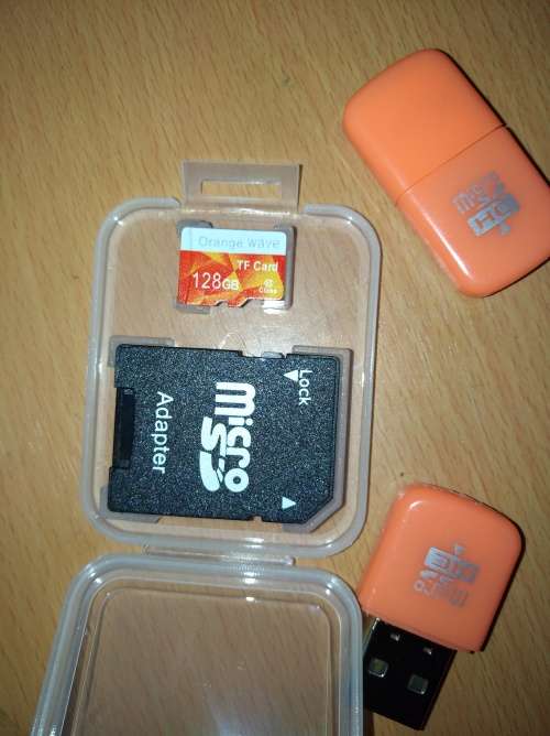 128GB ORANGE WAVE TF MEMORY CARD