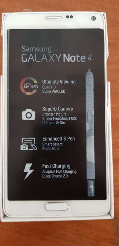 **Samsung Galaxy Note 4** (Perfect Condition)