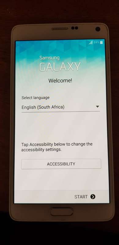 **Samsung Galaxy Note 4** (Perfect Condition)