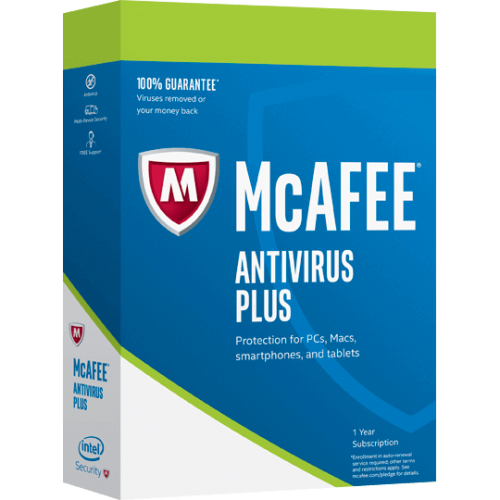 McAfee Antivirus PLUS Protection 2019 Unlimited Users | 1 Year | PC/MAC