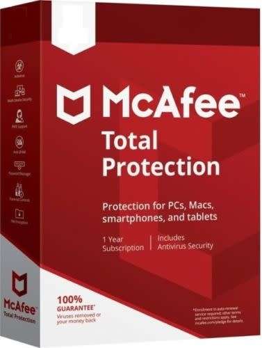 McAfee Total Protection 2019 / Unlimited Devices / 1 Year
