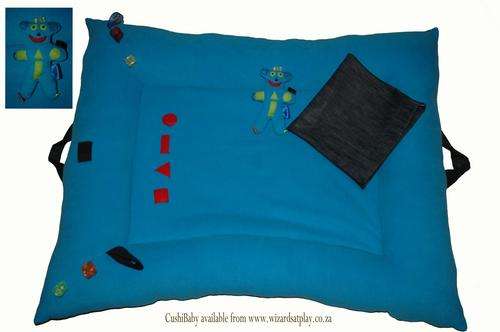 CushiBaby Activity/Sleep Square Doughnut with free toy and bag