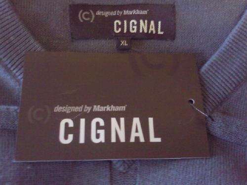 "R665"  - Mens CIGNAL DESIGNED BY MARKHAMS Summer Cardigan *brand new - Genuine*