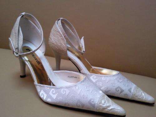 *PIERRE CARDIN* Dress Shoe - High heel - Patent crinkle leather Finish with Patent Logos