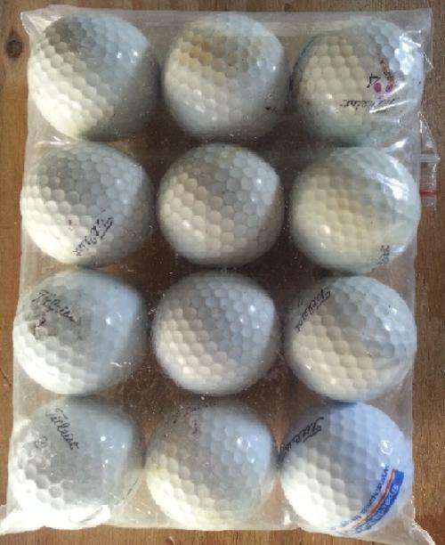 12 x Used Titleist Golf Balls