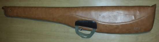 Padded leather rifle bag