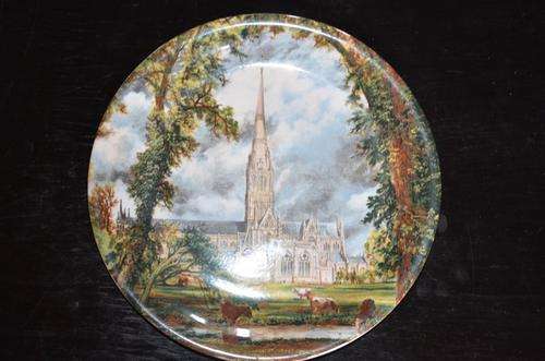Wood & Sons plate with the Salisbury Cathedral