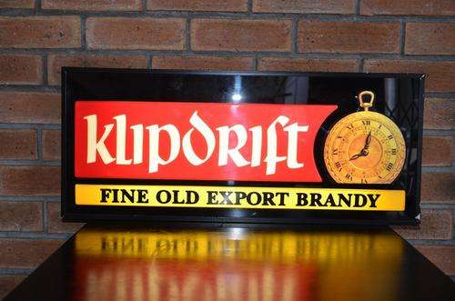 Klipdrift Bar signage with back light