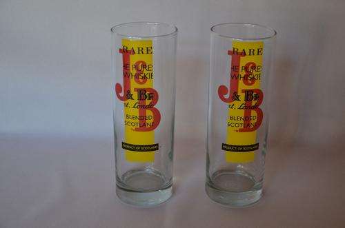 Set of J & B Whisky glasses