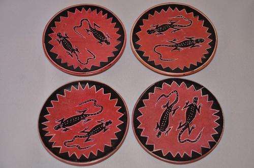 Four small hand made soap stone African bowls *Perfect as a Gift*
