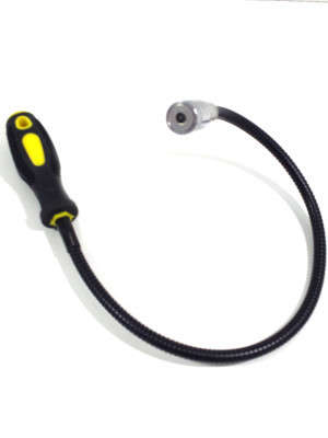 Magnetic Pick Up tool - built in LED lamp - includes batteries!