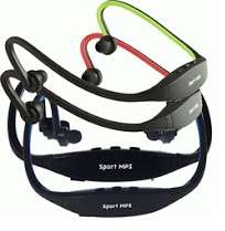 Action Headset MP3 player- lightweight compact unit average 3 hours playtime!!