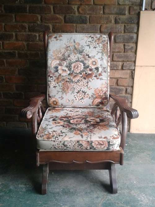 Solid Imbuia Rocking Chair