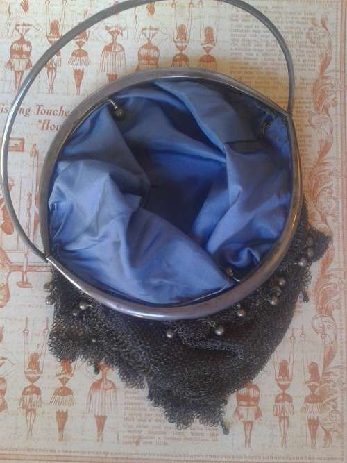 Antique Silver Handbag
